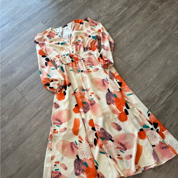 LAST PRICE🍒🤍 PRETTY GARDEN fall boho maxi dress 🌷 - Picture 9 of 13